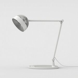 Interior white armchair floor lamp